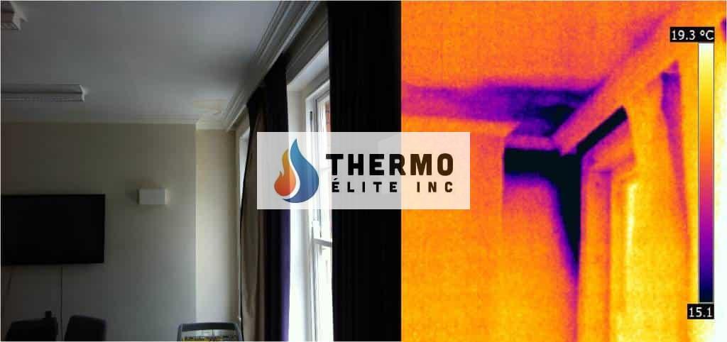 Thermographic detection of water leaks