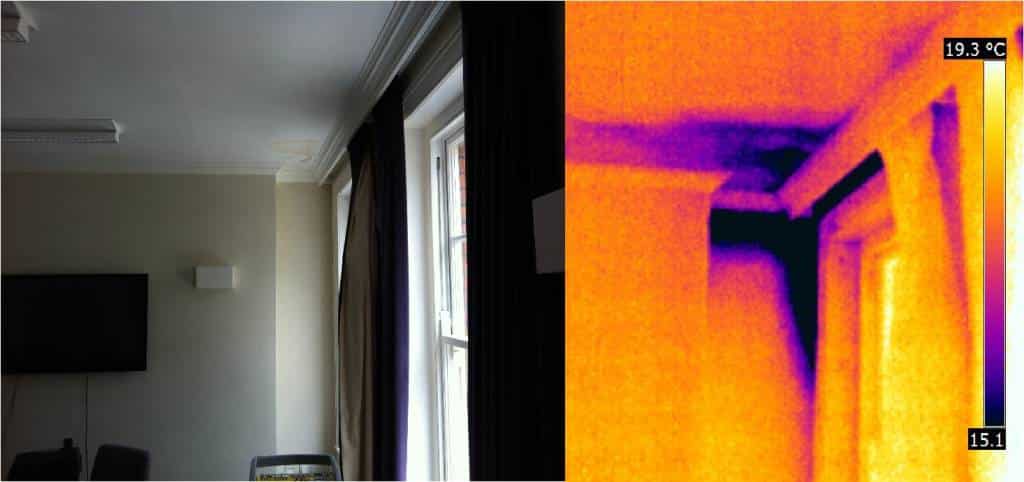 Thermographic Water Leak Detection