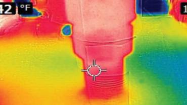 Localisateur de vidange par thermographique infrarouge