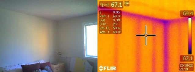 Thermographic Wall Inspection