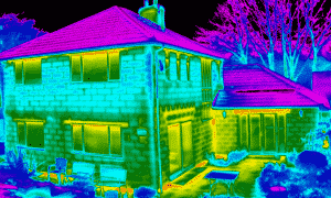 Imagerie Thermo pour l'inspection des pertes de chaleur