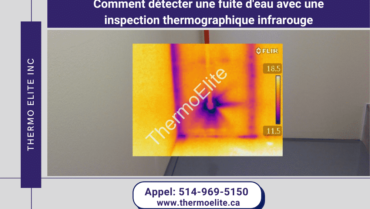 Comment détecter une fuite d’eau avec une inspection thermographique infrarouge